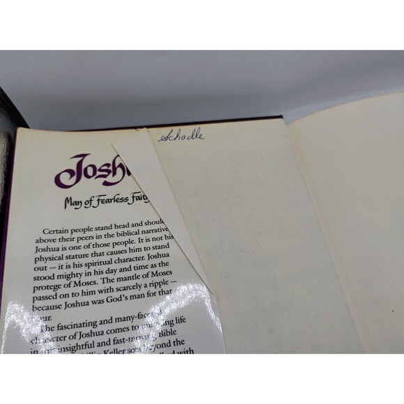 JOSHUA: MAN OF FEARLESS FAITH By W. Phillip Keller - Hardcover *Mint Condition* - Picture 4 of 10